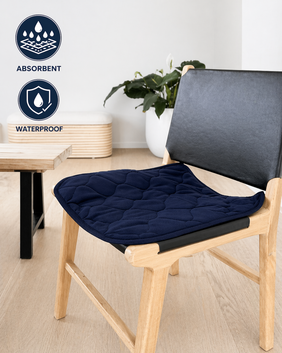 Stay Dry Absorbent Chair Pad - SMALL * New Improved *