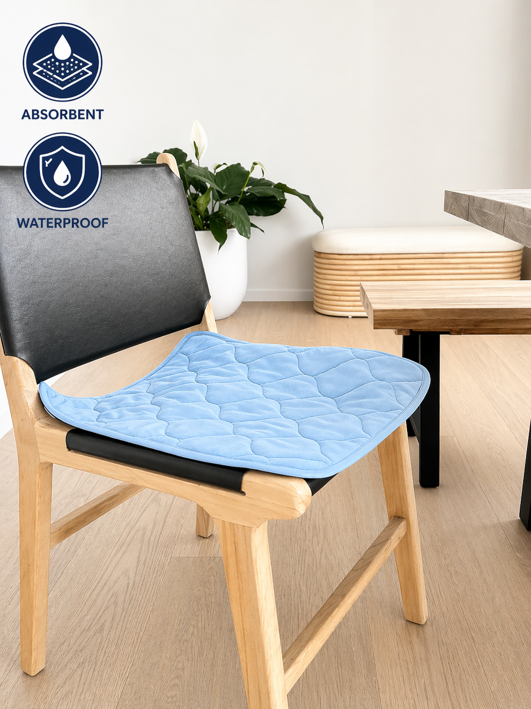 Stay Dry Absorbent Chair Pad - SMALL * New Improved *
