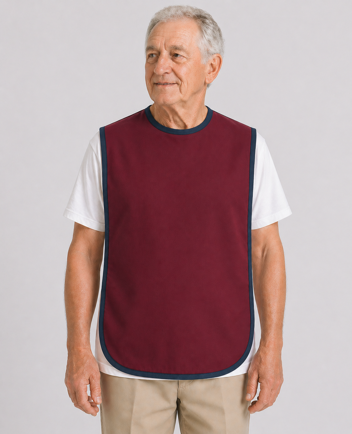 15F - Short mealtime protector full Waterproof backing