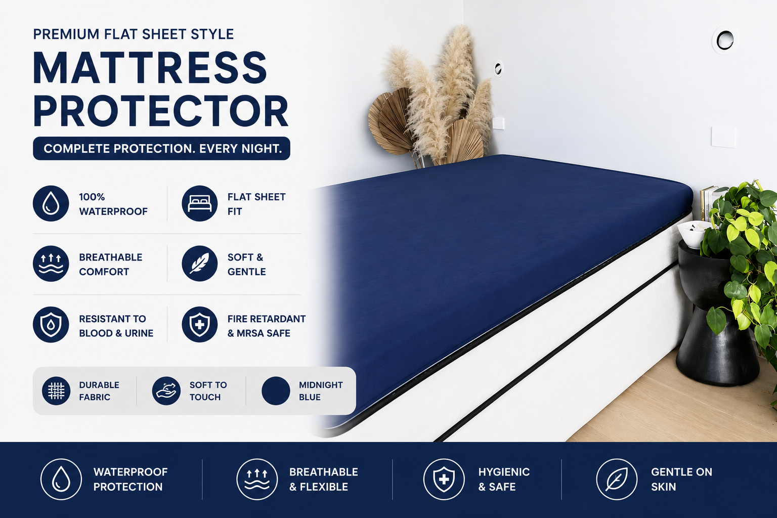 StayDry Xtreme Mediplus Flat waterproof mattress protector