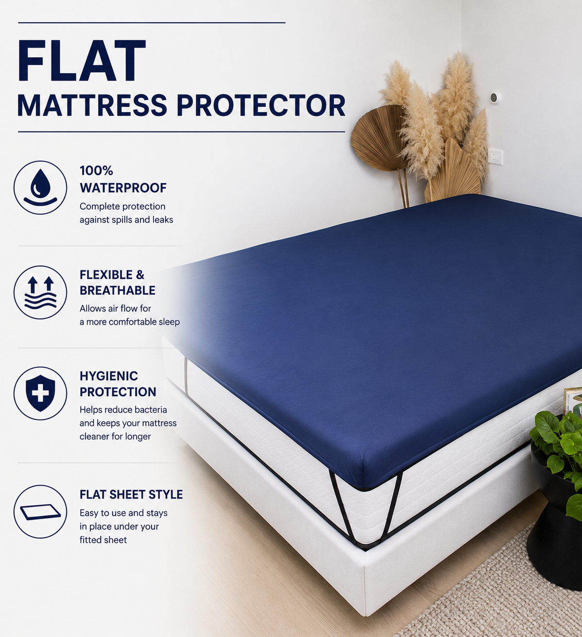 StayDry Xtreme Mediplus Flat waterproof mattress protector