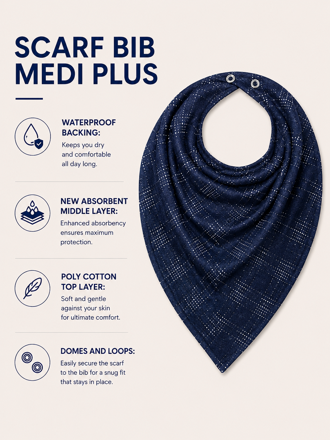 Scarf bib - medium