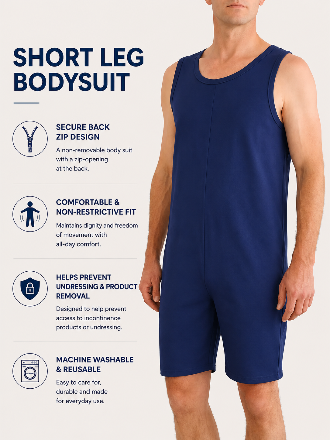 Adult Short leg bodysuit