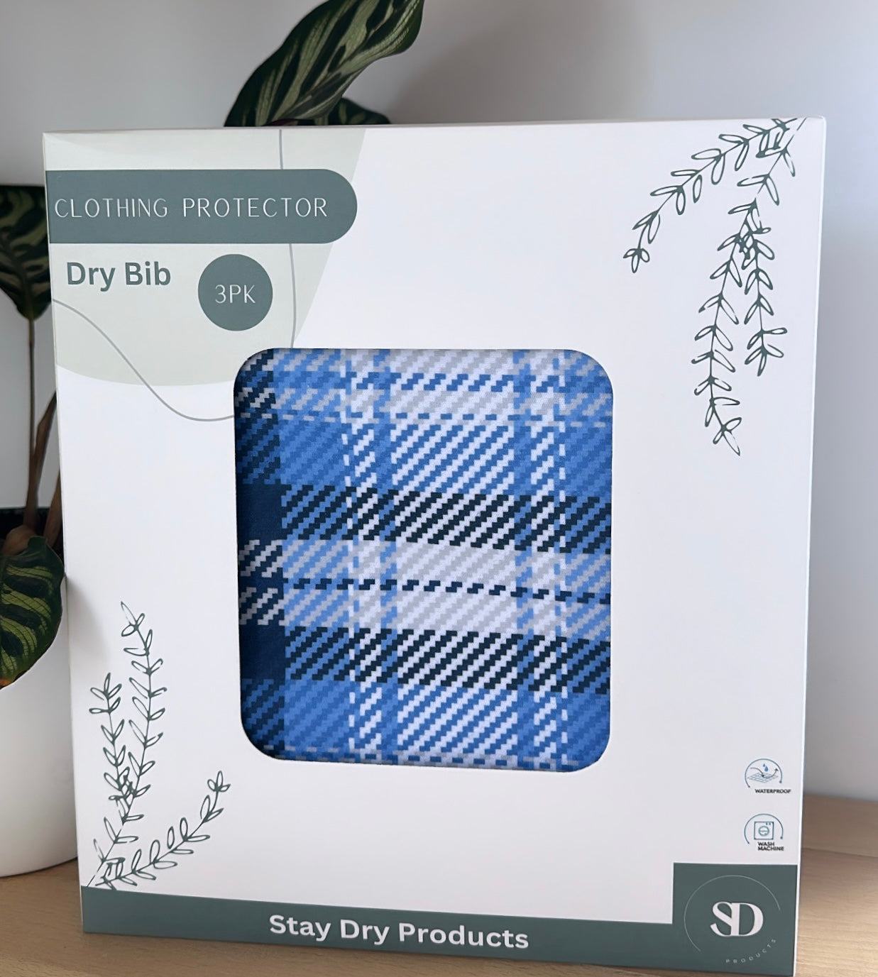 New Style Dry Bibs - 3-Pack | Premium Clothing Protectors for Care Homes