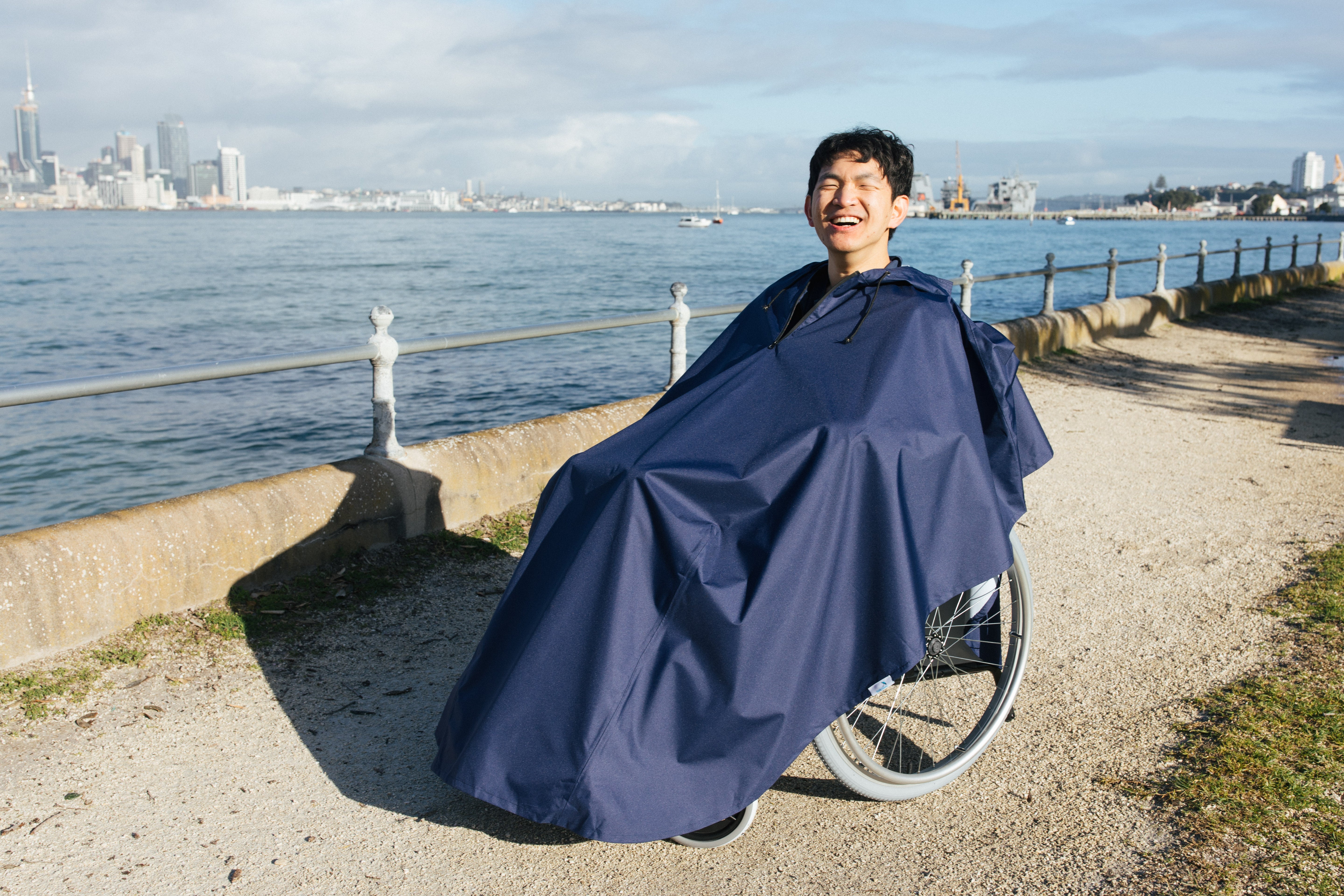 Wheelchair Raincoat - By Brolly Sheets