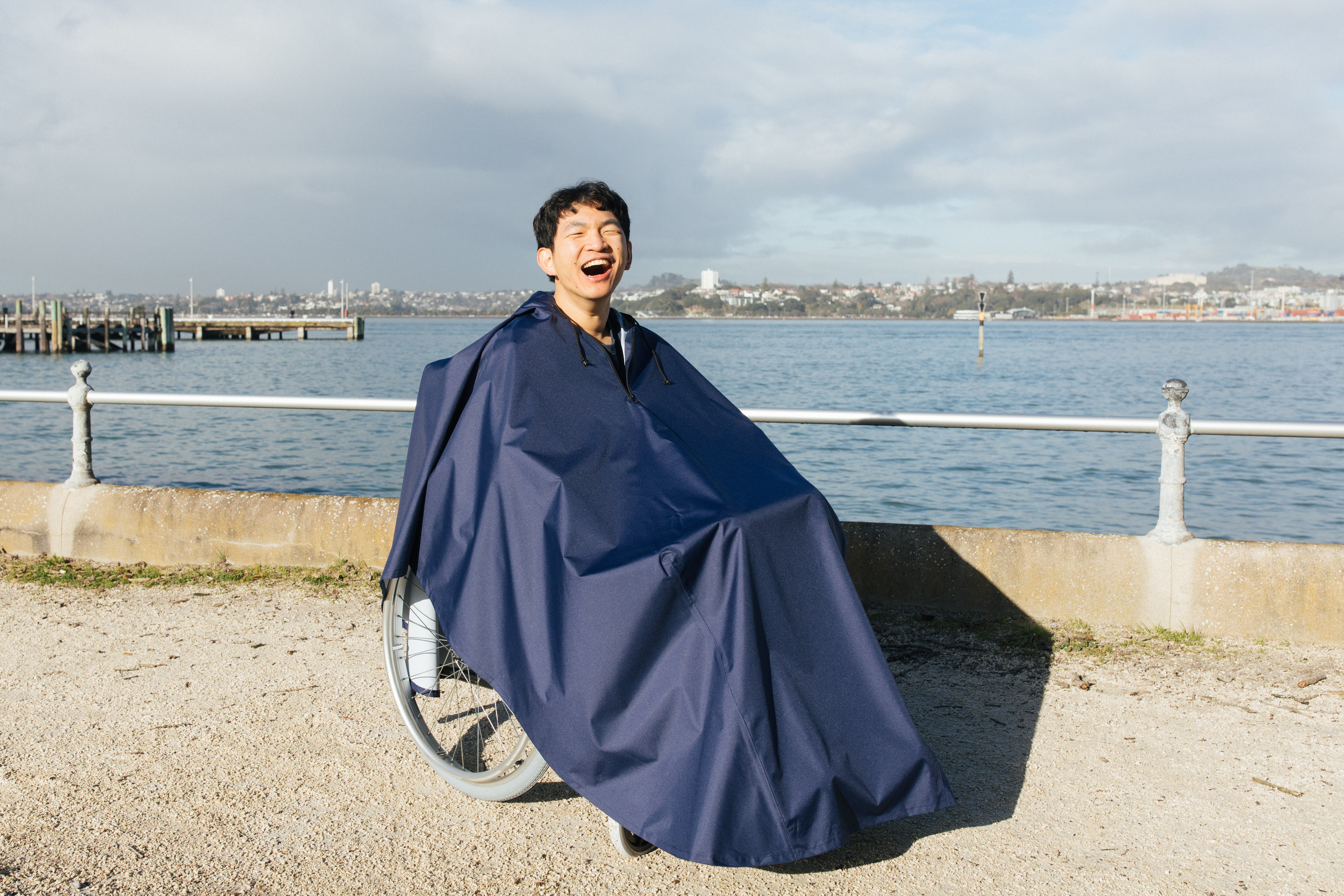Wheelchair Raincoat - By Brolly Sheets