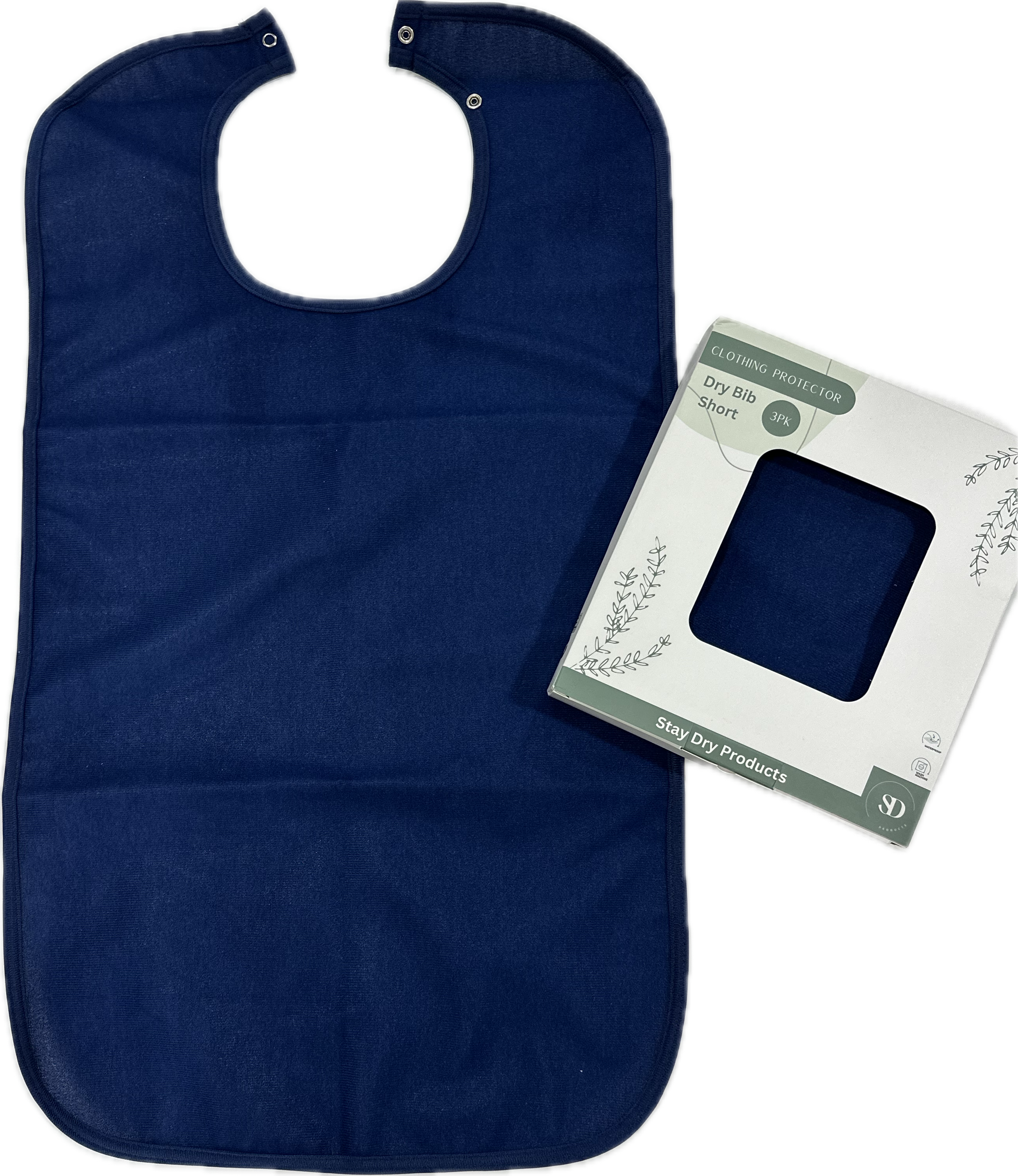 New Dry Bibs Short - Bulk Purchase for Care Homes & Support Facilities