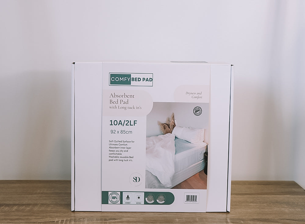 10A/2LF Comfy Absorbent Bed Pad - Long Tuck-Ins (Kylie) 09421030755370