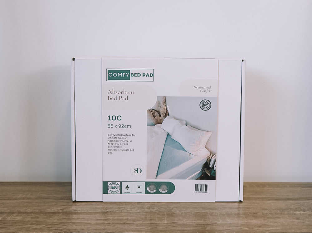 10C  - Comfy bed pad (no tuck-ins), heavy absorbency
