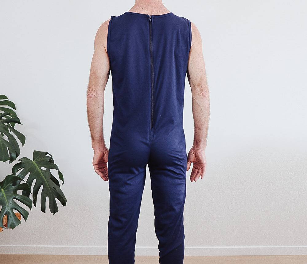 Adult Bodysuit - Long Leg Back Zip With Singlet Top