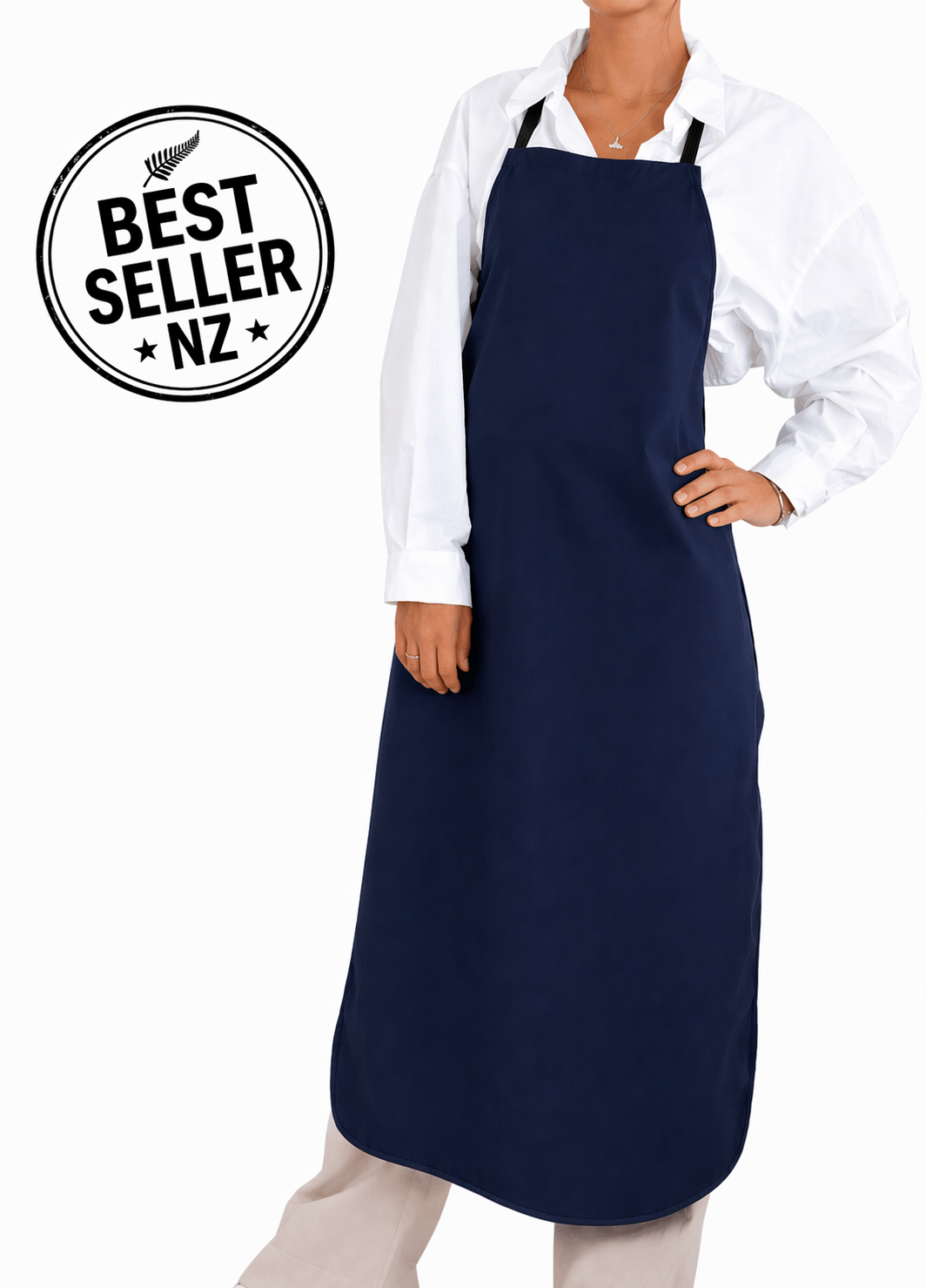 Ultimate MediPlus Long Apron – Premium Reusable Apron for Healthcare, Hospitality, and Food Processing
