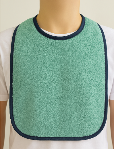 Protective moisture bib - adult