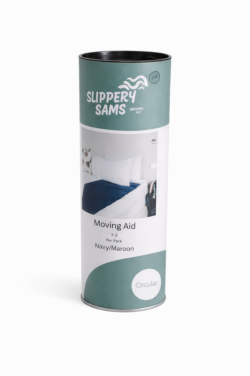 Slippery Sam's slider sheet -circular 2PK ( Re- Usable Storage Container )