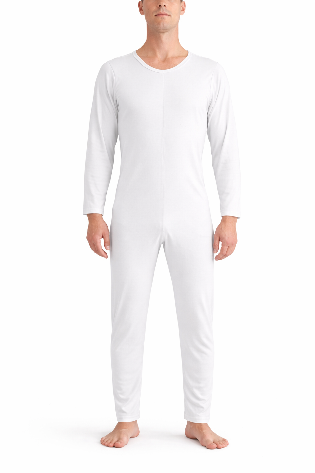 Adult Unisex Bodysuit : Long Leg Back Zip With Long Sleeve's