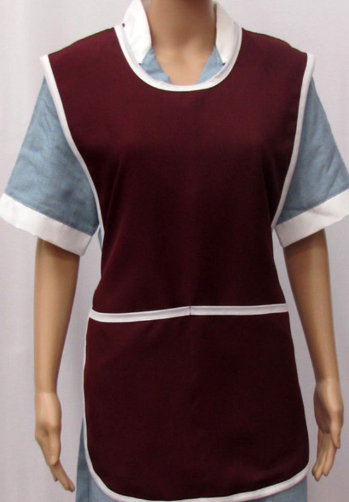 Pop over apron - pockets, with waterproof backing