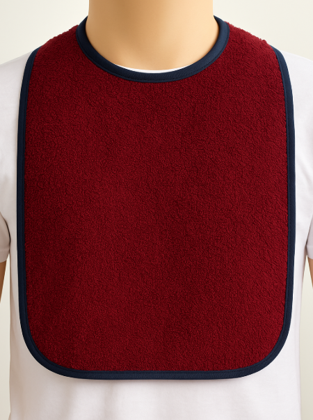 Protective moisture bib - adult