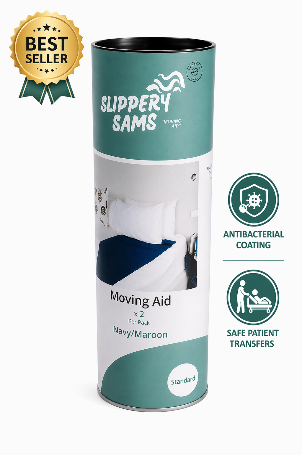 Slippery Sam's slider sheet -Standard (2PK) Re - Usable Storage container.