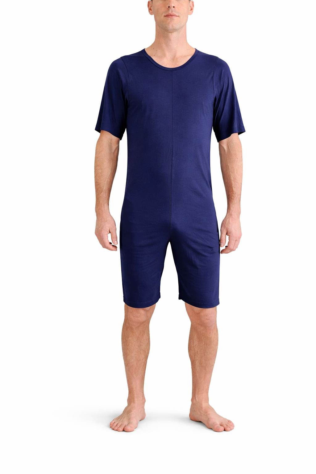 Adult Bodysuit  - Short Leg Back Zip & Short Sleeves