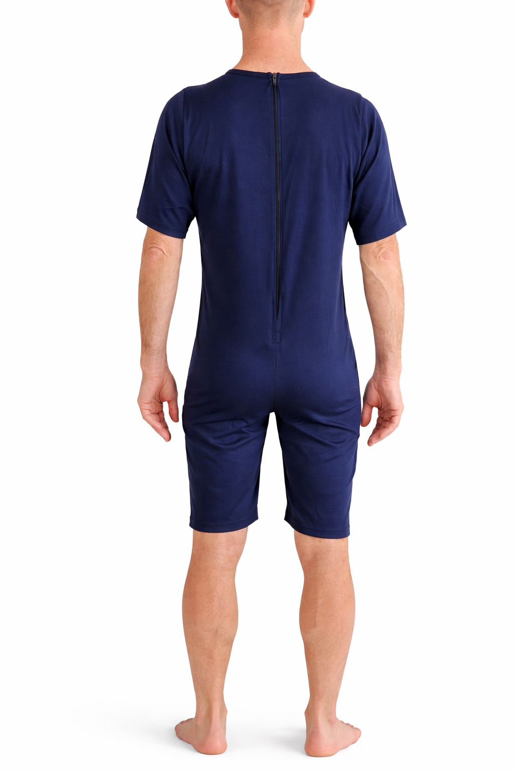 Adult Bodysuit  - Short Leg Back Zip & Short Sleeves