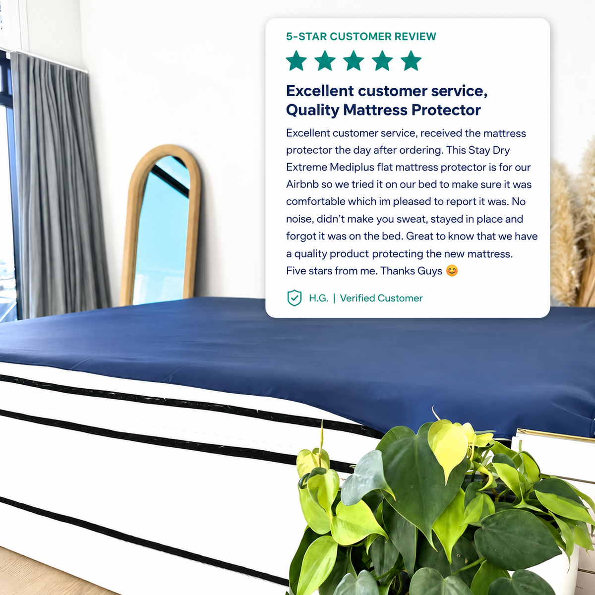 StayDry Xtreme Mediplus  Flat waterproof mattress protector