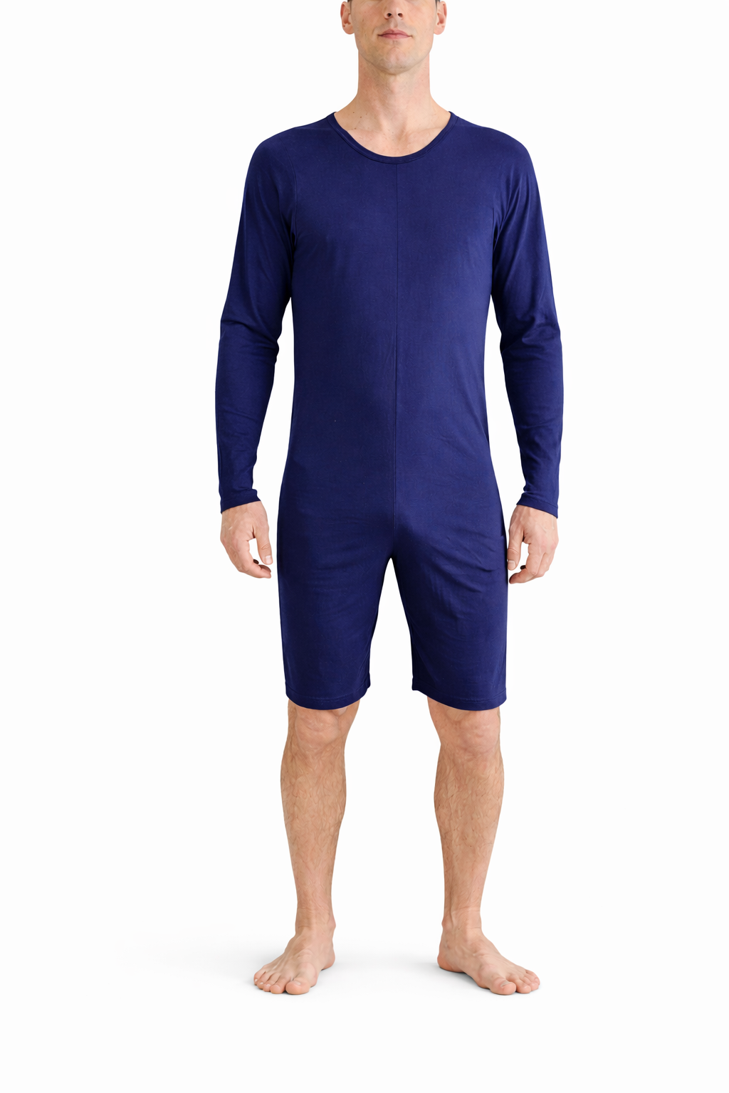 Adult Bodysuit  - Short Leg Back Zip & Long Sleeves